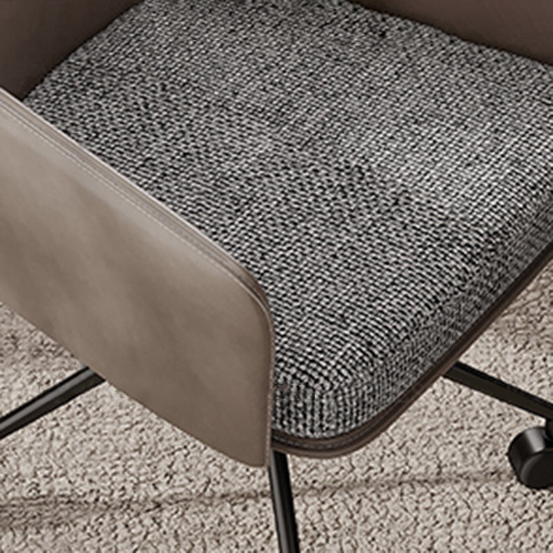 ミッドバックオフィスチェアコンテンポラリースイベルローリングタスクチェア