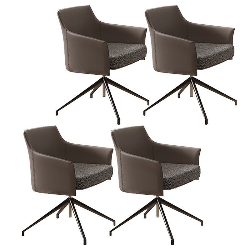 ミッドバックオフィスチェアコンテンポラリースイベルローリングタスクチェア