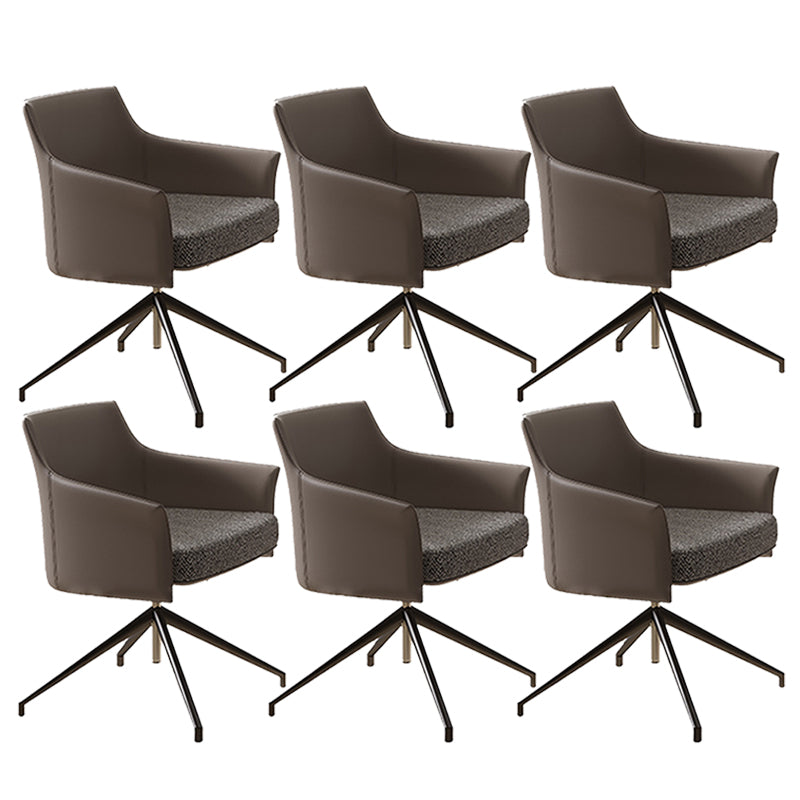 ミッドバックオフィスチェアコンテンポラリースイベルローリングタスクチェア