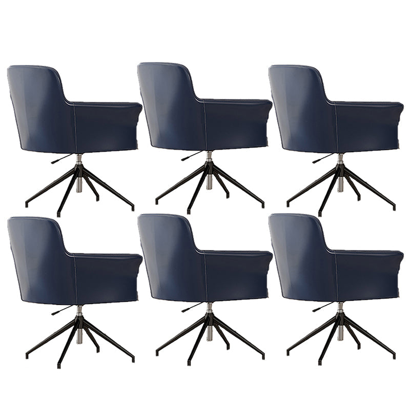 ミッドバックオフィスチェアコンテンポラリースイベルローリングタスクチェア