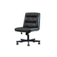 Armless Office Chair Conference Chair with Wheels for Living Room Home