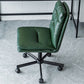 Armless Office Chair Conference Chair with Wheels for Living Room Home