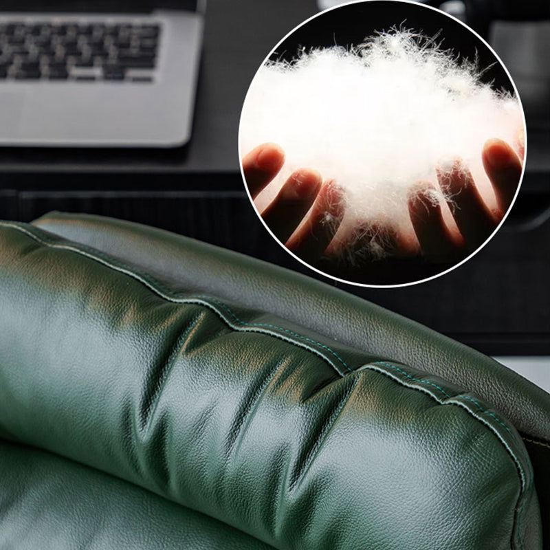 Armless Office Chair Conference Chair with Wheels for Living Room Home