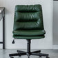 Armless Office Chair Conference Chair with Wheels for Living Room Home