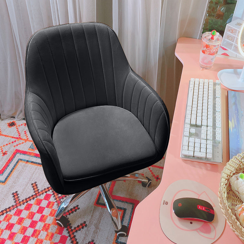 Modern Office Chair No Distressing Ergonomic Adjustable Seat Height Chair with Wheels