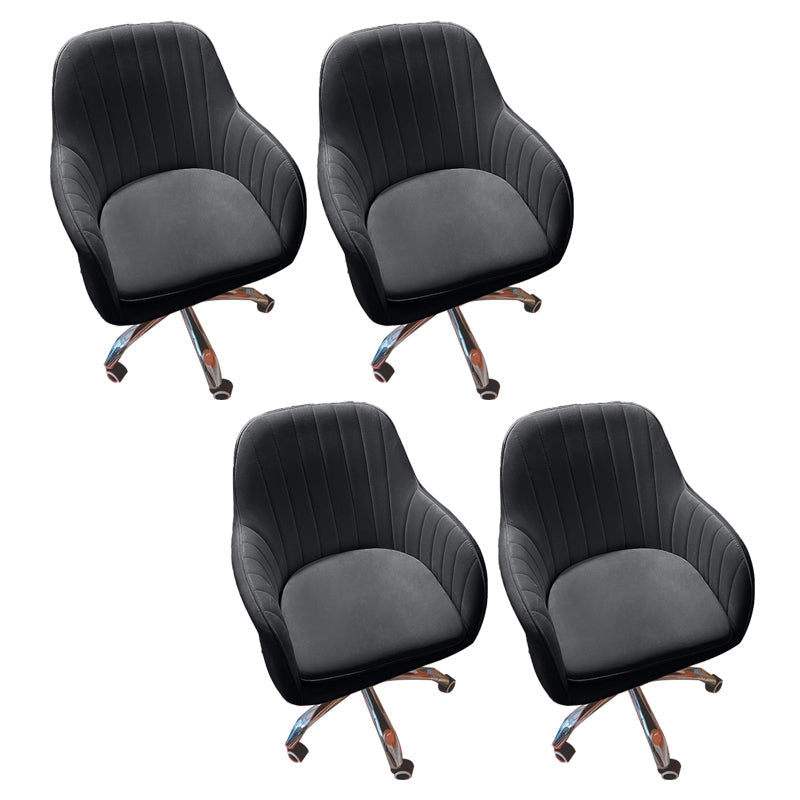 Modern Office Chair No Distressing Ergonomic Adjustable Seat Height Chair with Wheels