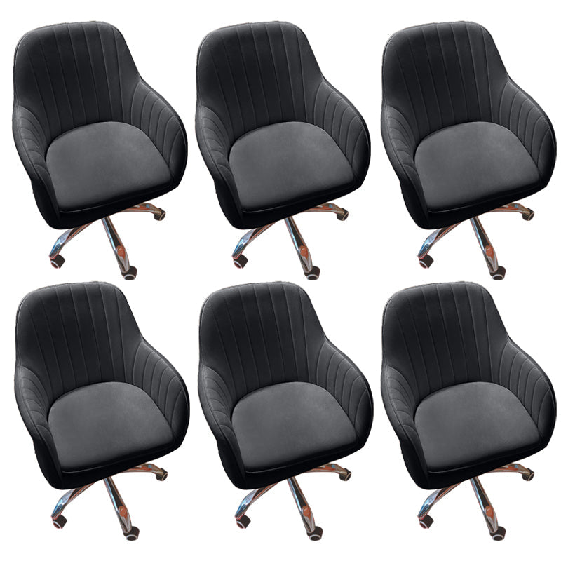 Modern Office Chair No Distressing Ergonomic Adjustable Seat Height Chair with Wheels