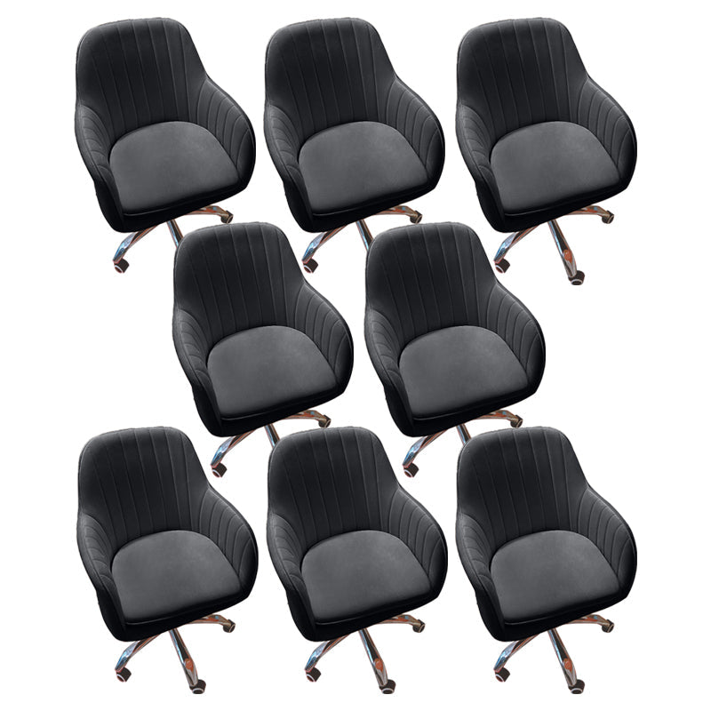 Modern Office Chair No Distressing Ergonomic Adjustable Seat Height Chair with Wheels