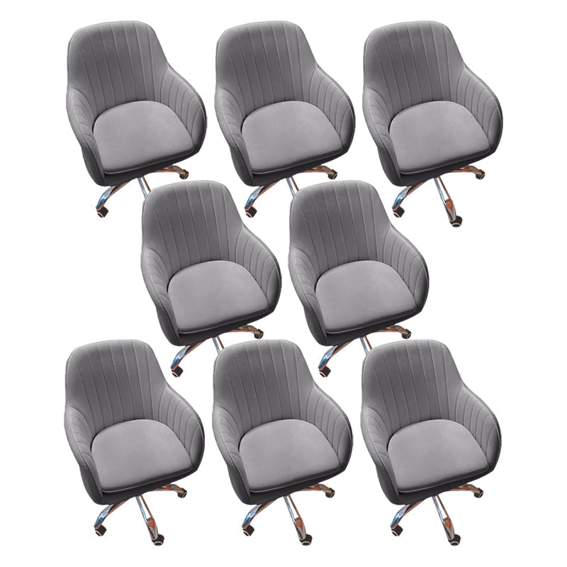 Modern Office Chair No Distressing Ergonomic Adjustable Seat Height Chair with Wheels