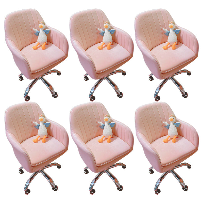 Modern Office Chair No Distressing Ergonomic Adjustable Seat Height Chair with Wheels