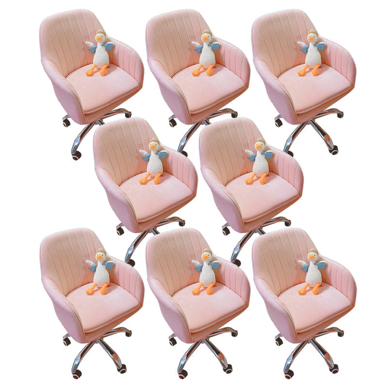 Modern Office Chair No Distressing Ergonomic Adjustable Seat Height Chair with Wheels