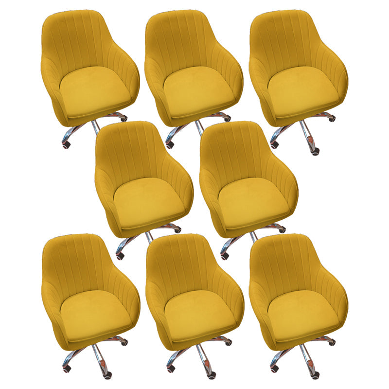 Modern Office Chair No Distressing Ergonomic Adjustable Seat Height Chair with Wheels