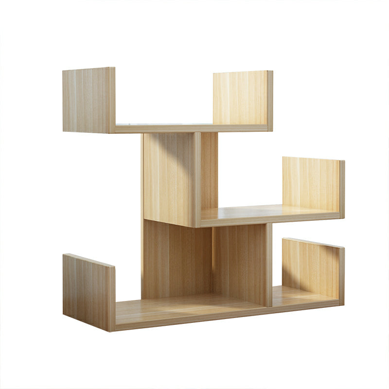 Libreria in legno ingegnerizzato in ingegnerizzato in ingegnerizzato in stile moderno con mensole con scaffali