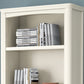 Modern Standard Bookshelf Wooden White Bookcase with Shelves