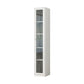 Modern Closed Back Vertical Bookshelf Metal Bookcase for Office 14"L x 12"W x 71"H White Clearhalo 'Bookcases' 'furn' 'furn_bookcases' 'Furniture' 'Office Furniture' 7724172