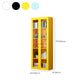 Modern Closed Back Vertical Bookshelf Metal Bookcase for Office Clearhalo 'Bookcases' 'furn' 'furn_bookcases' 'Furniture' 'Office Furniture' 7724182