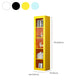 Modern Closed Back Vertical Bookshelf Metal Bookcase for Office Clearhalo 'Bookcases' 'furn' 'furn_bookcases' 'Furniture' 'Office Furniture' 7724183