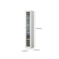 Modern Closed Back Vertical Bookshelf Metal Bookcase for Office Clearhalo 'Bookcases' 'furn' 'furn_bookcases' 'Furniture' 'Office Furniture' 7724184