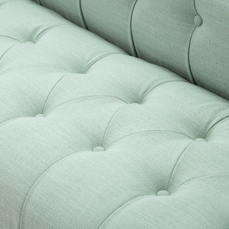 Modern Backrest Bedroom Bench Solid Wood Seating Bench with Upholstered Clearhalo 'Benches' 'Chairs & Seating' 'furn' 'furn_benches' 'Furniture' 'Living Room Furniture' 7724286