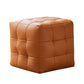 Modern Square Pouf Water Resistant Orange Pouf for Drawing Room Clearhalo 'furn' 'furn_ottomans_poufs' 'Furniture' 'Living Room Furniture' 'Ottomans & Poufs' 'ottomans_poufs' 7724366