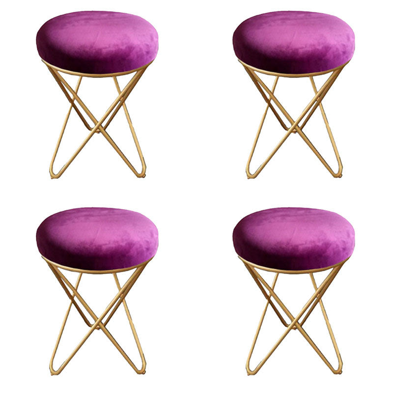 Moderner Goldstandard -Samt -Trea -resistentes Standard für das Wohnzimmer