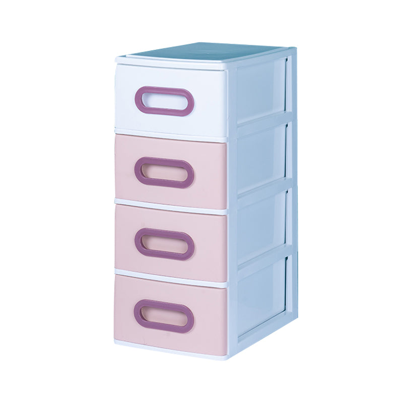 Gabinetto di plastica Gabinetto a colori verticali con cassetti per gli home office