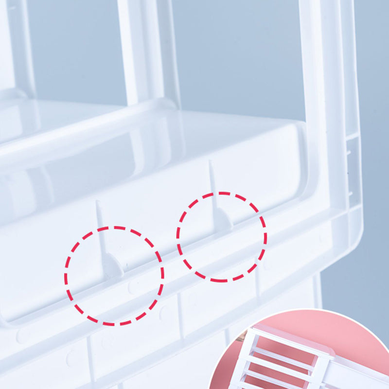 Gabinetto di plastica Gabinetto a colori verticali con cassetti per gli home office