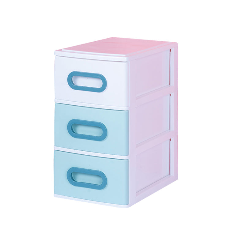 Gabinetto di plastica Gabinetto a colori verticali con cassetti per gli home office