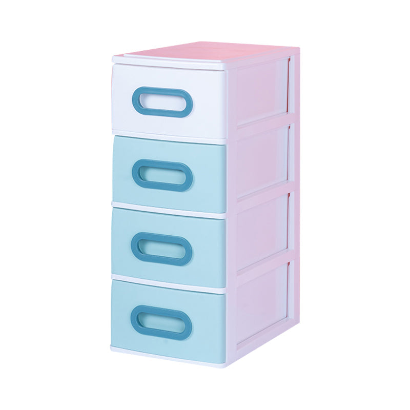 Gabinetto di plastica Gabinetto a colori verticali con cassetti per gli home office