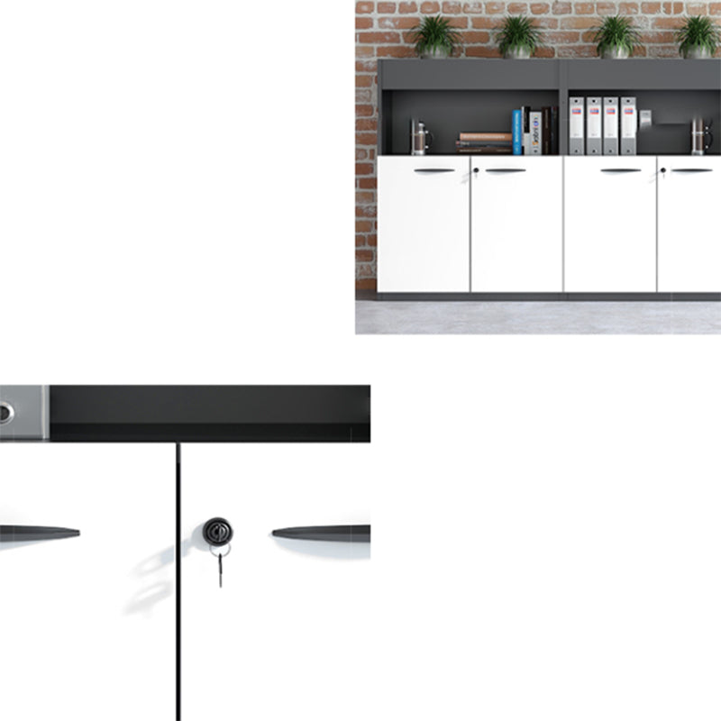 Mobile moderno mobile laterale mobile in legno con archiviazione di bloccaggio