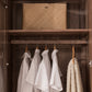 Hinged Modern Wardrobe Armoire Wooden Wardrobe Cabinet with Drawer
