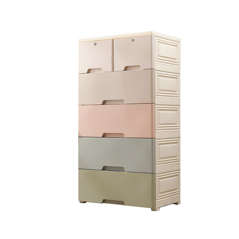 Bedroom Drawers Wardrobe Cabinet Modern Plastic Storage Cabinet Clearhalo 'Armoires & Wardrobes' 'armoires_wardrobes' 'Bedroom Furniture' 'furn' 'furn_armoires_wardrobes' 'Furniture' 7724582
