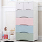 Dusineurs de chambre Armoire d'armoire de rangement en plastique moderne