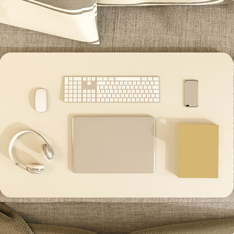 Table d'ordinateur portable de bureau de forme rectangulaire Bureau d'écriture en bois en blanc / noir / naturel