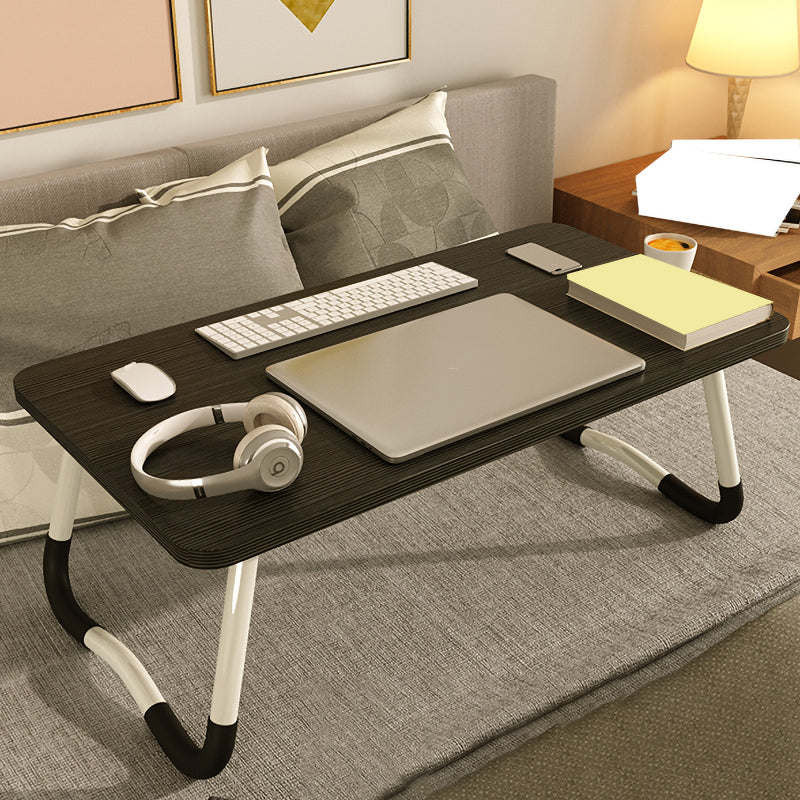 Table d'ordinateur portable de bureau de forme rectangulaire Bureau d'écriture en bois en blanc / noir / naturel