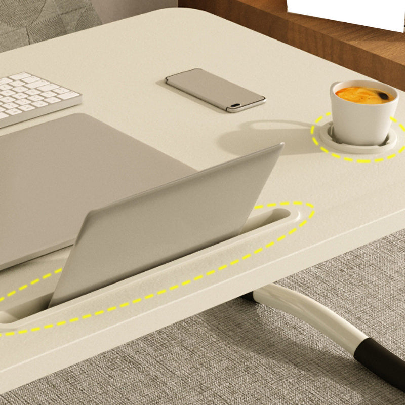 Table d'ordinateur portable de bureau de forme rectangulaire Bureau d'écriture en bois en blanc / noir / naturel