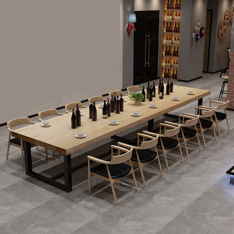 Eigentijdse arm eetstoelen gestoffeerde eetkamerstoelen met houtbasis