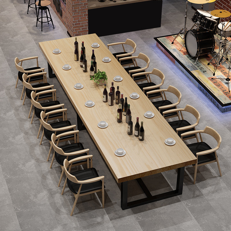 Eigentijdse arm eetstoelen gestoffeerde eetkamerstoelen met houtbasis