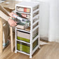 Vertical Transparent Filing Cabinet Modern Plastic Drawers File Cabinet