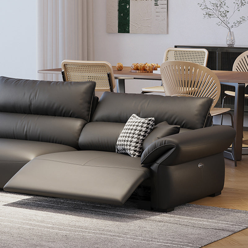 Scratch Resistant Power - Push Button Pillow Top Arm Genuine Leather Sofa Clearhalo 'furn' 'furn_sofas' 'Furniture' 'Living Room Furniture' 'Sofa' 'sofas' 7729793