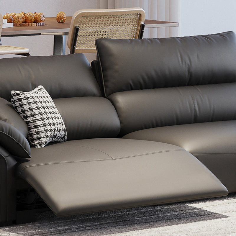 Scratch Resistant Power - Push Button Pillow Top Arm Genuine Leather Sofa Clearhalo 'furn' 'furn_sofas' 'Furniture' 'Living Room Furniture' 'Sofa' 'sofas' 7729794