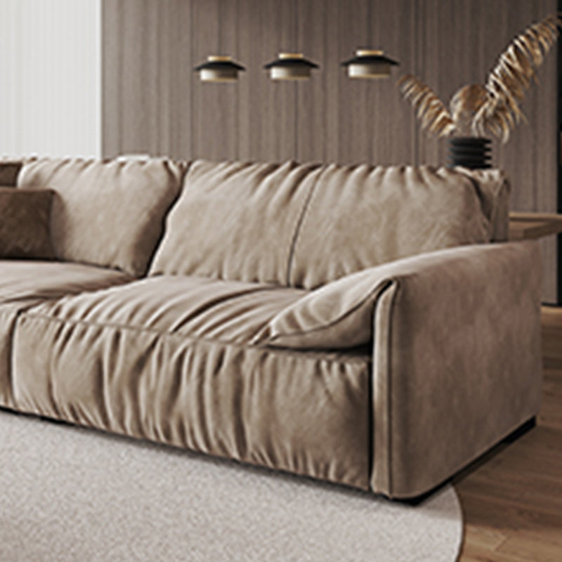 Véritable cuir à 2 places Couleur solide Siège serré Pilonner le bras de haut du bras