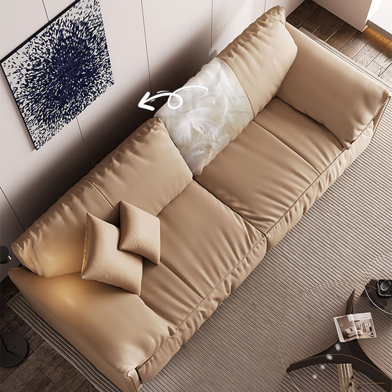 Véritable cuir à 2 places Couleur solide Siège serré Pilonner le bras de haut du bras