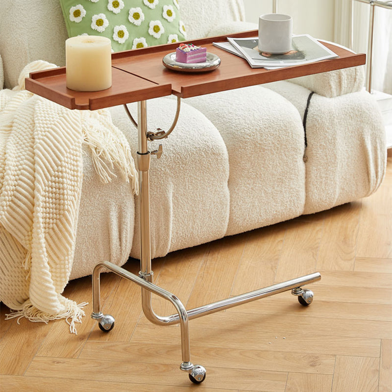 Adjustable Coffee Cocktail Table for Living Room with Wheels Clearhalo 'Coffee & Accent Tables' 'Coffee Tables' 'coffee_tables' 'furn' 'furn_coffee_tables' 'Furniture' 'Living Room Furniture' 7730198