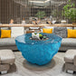 Resin Coffee or End Table Contemporary Round Top with Solid Base Clearhalo 'Coffee & Accent Tables' 'Coffee Tables' 'coffee_tables' 'furn' 'furn_coffee_tables' 'Furniture' 'Living Room Furniture' 7730371