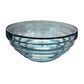 Resin Coffee or End Table Contemporary Round Top with Solid Base 35.5"L x 35.5"W x 17"H Light Blue-Clear Clearhalo 'Coffee & Accent Tables' 'Coffee Tables' 'coffee_tables' 'furn' 'furn_coffee_tables' 'Furniture' 'Living Room Furniture' 7730386