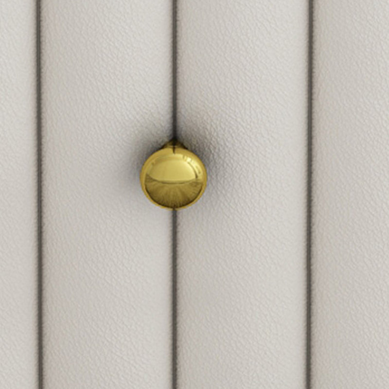 Oval Shape Coffee Desk Luxury Sintered Stone Top with Drawer