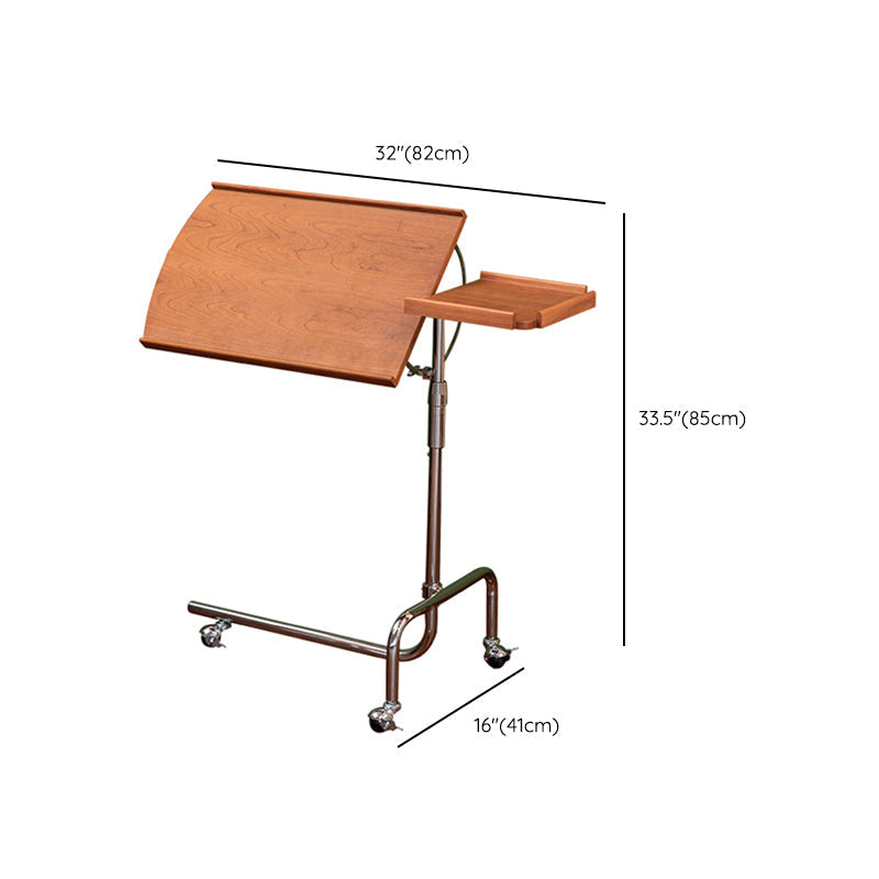 Adjustable Coffee Cocktail Table for Living Room with Metal Base Clearhalo 'Coffee & Accent Tables' 'Coffee Tables' 'coffee_tables' 'furn' 'furn_coffee_tables' 'Furniture' 'Living Room Furniture' 7730619