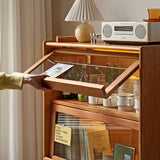 Accento per accento in legno massimo a 2 porte in vetro per la casa