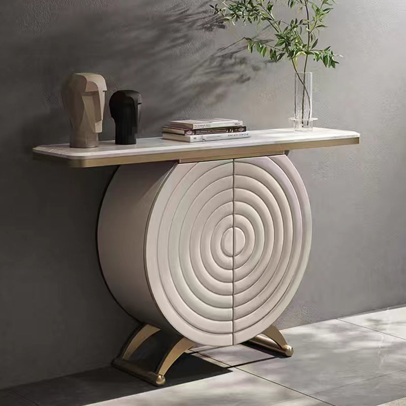 Solid Wood Contemporary White Accent Cabinet for Living Room Clearhalo 'Cabinets & Chests' 'cabinets_chests' 'furn' 'furn_cabinets_chests' 'Furniture' 'Living Room Furniture' 7730849